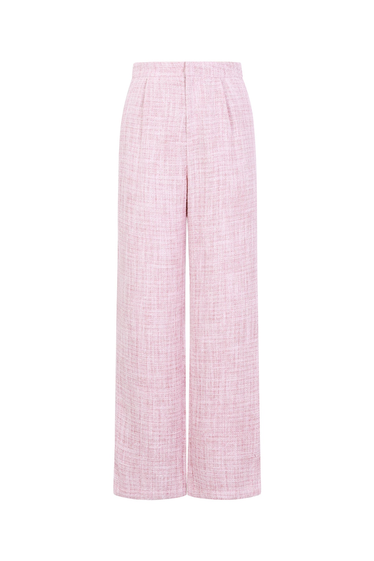 Polyester fiber (polyester) Straight pants Checkered Elegant Fall/Winter Clothes