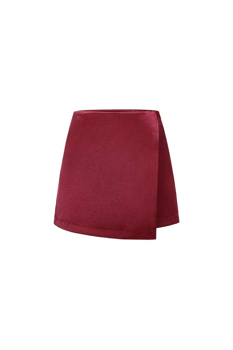 Satin Look Skort