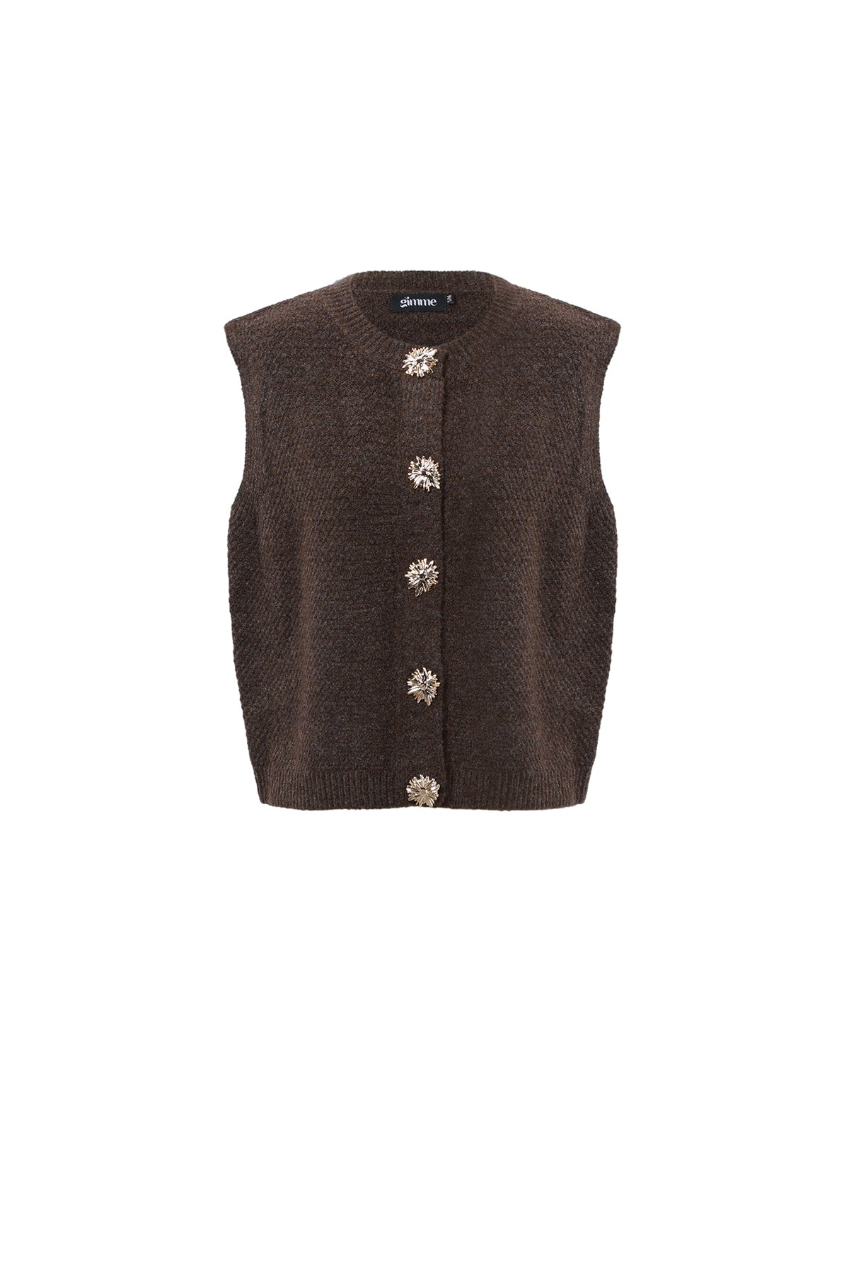 Polyester fiber (polyester) Knitted vest Solid color Casual Fall/Winter Clothes