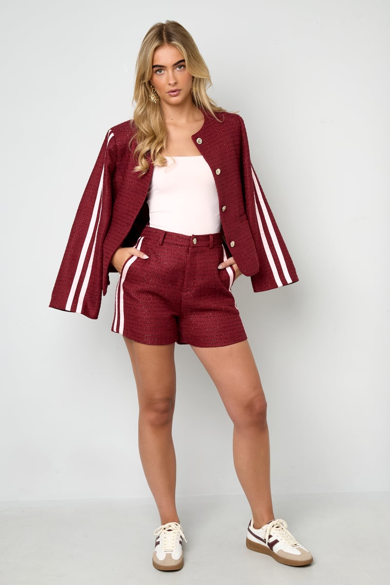 Lurex Tweed short