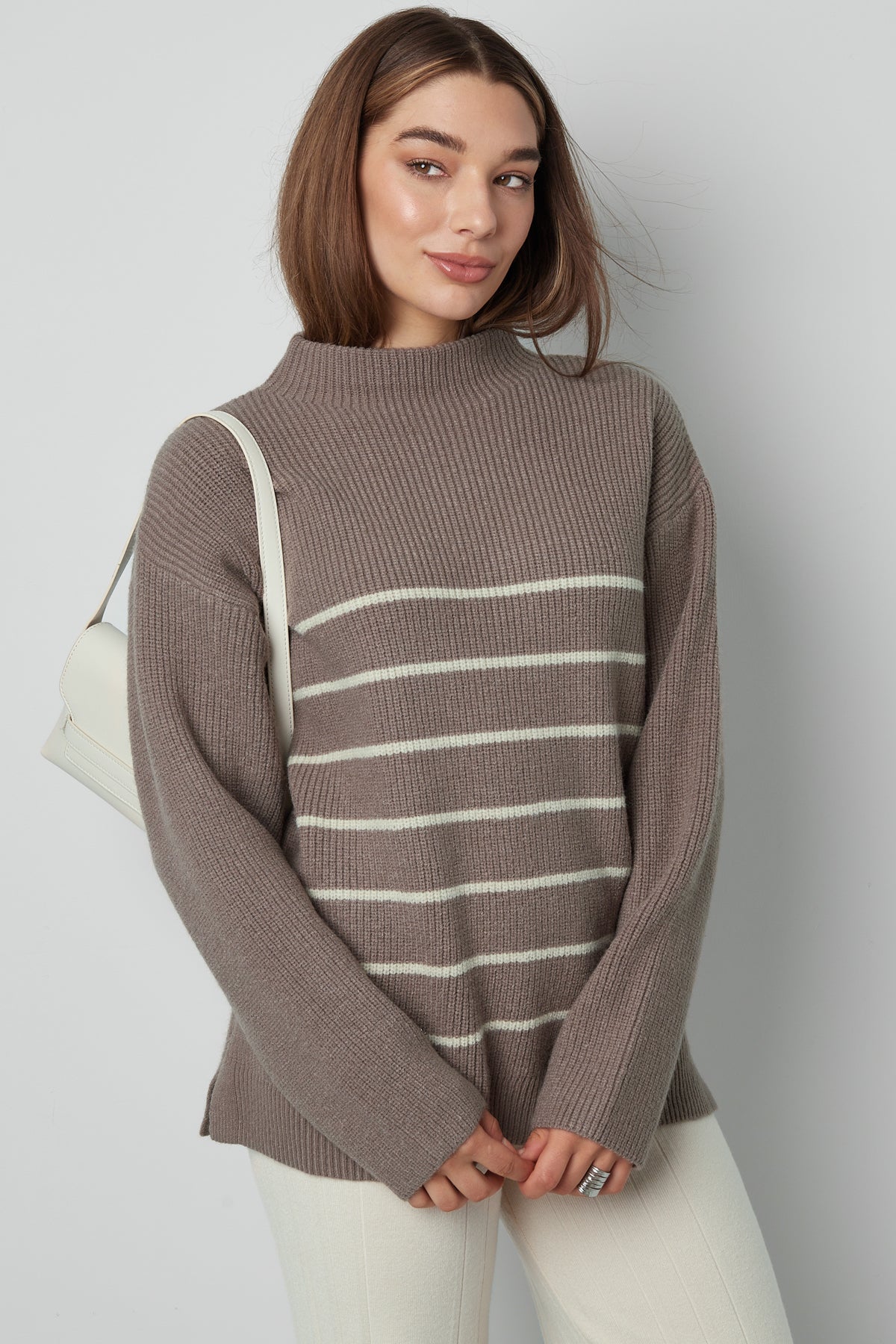 Basic Bliss sweater - orange pink