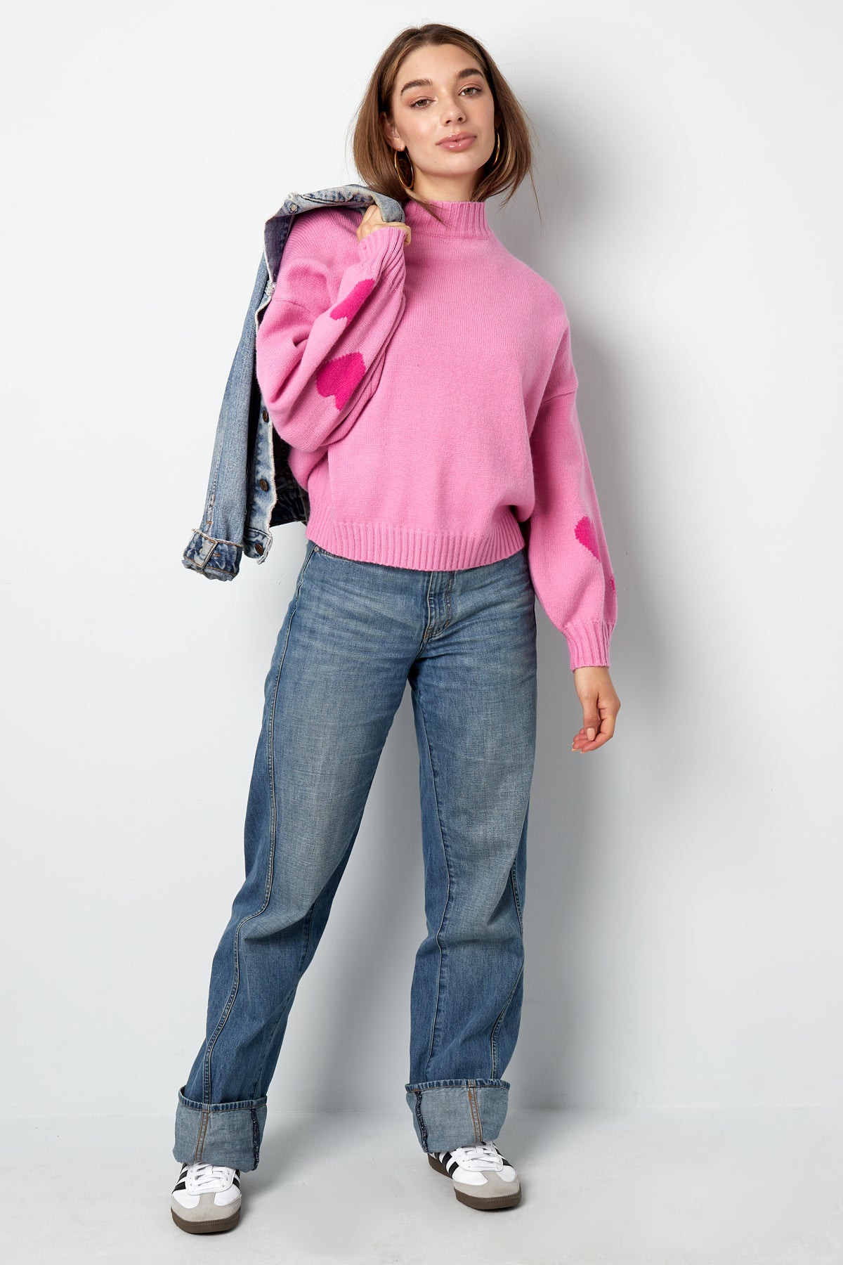 Comfort Heart Knit sweater
