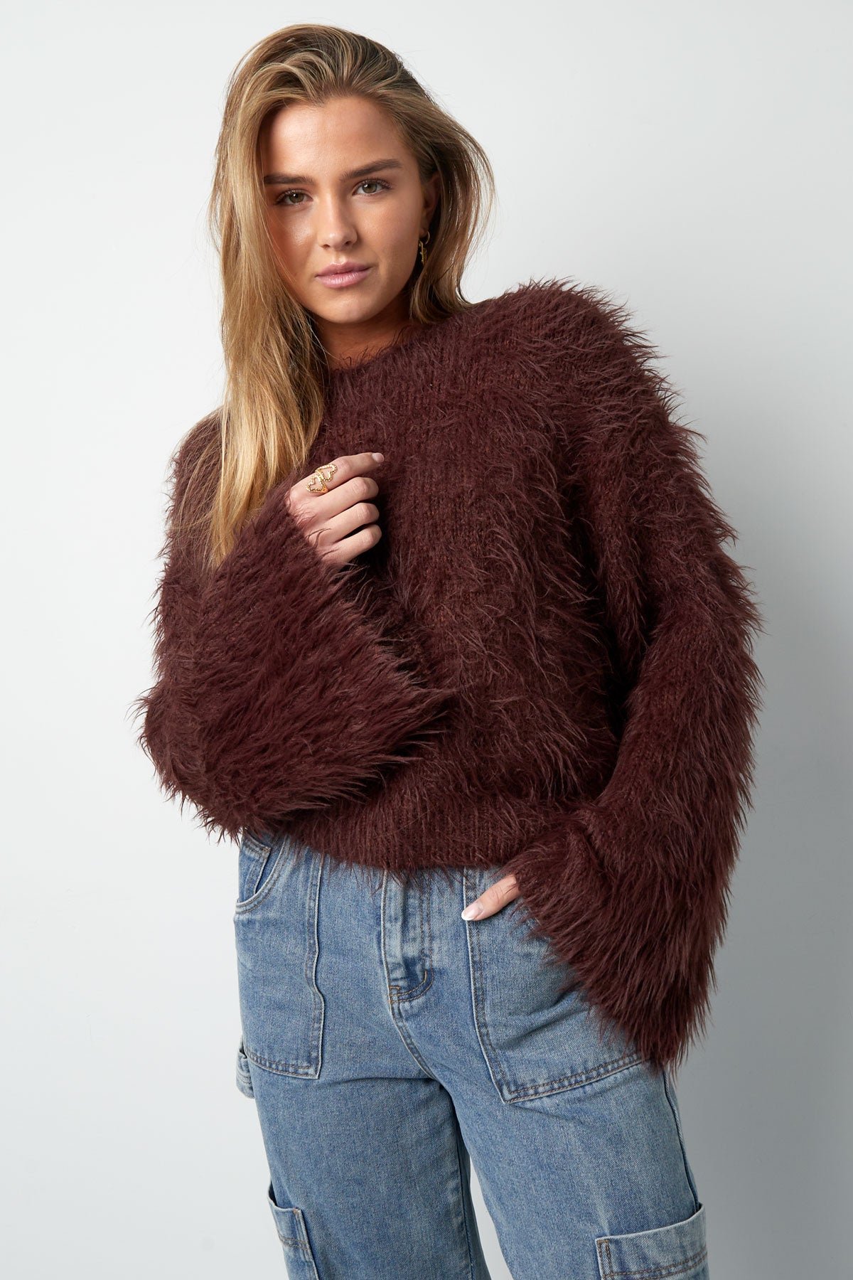 Fluffy finesse top