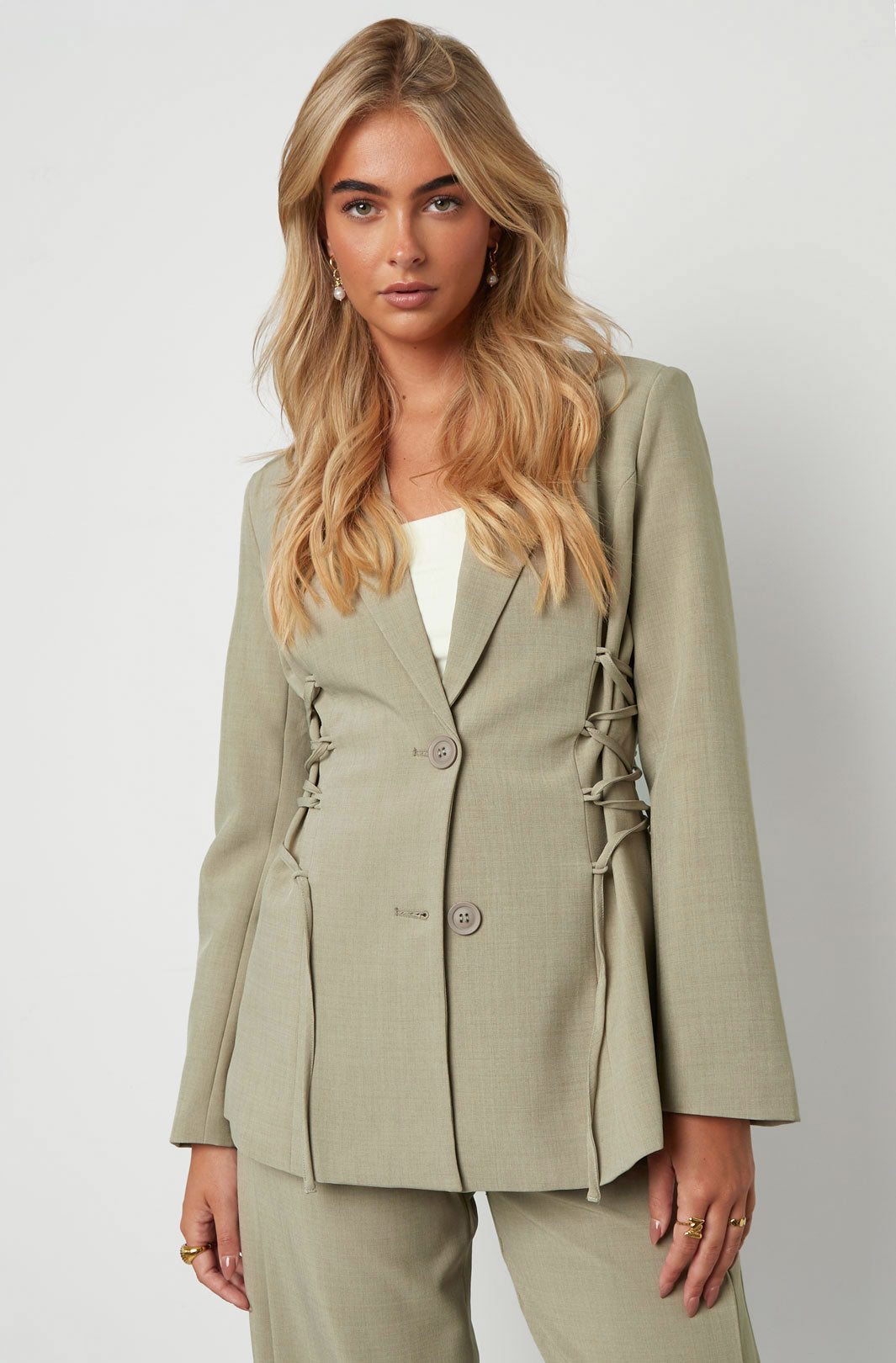 Fitted Blazer Laced