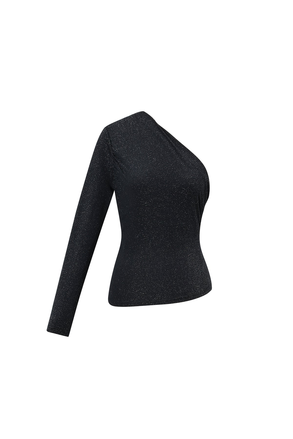 Festive Sparkling One Shoulder Top