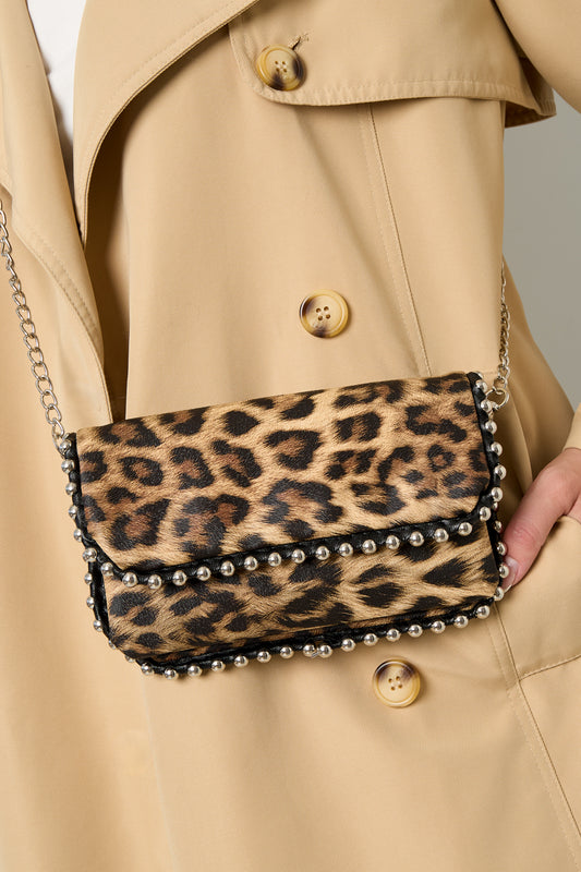 Shoulder Bags Leopard Print Casual PU Daily Accessories