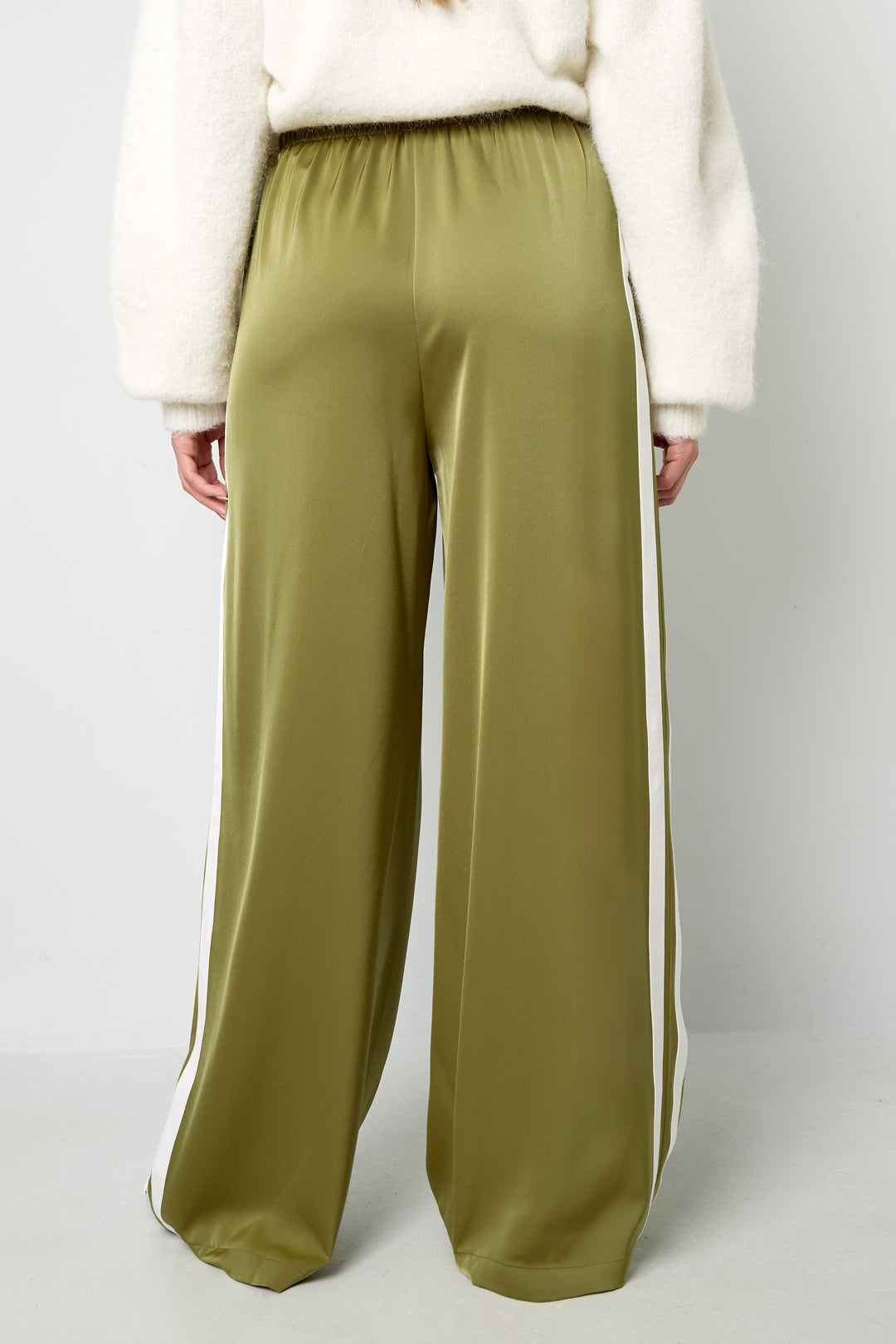 Satin Pants Stripe