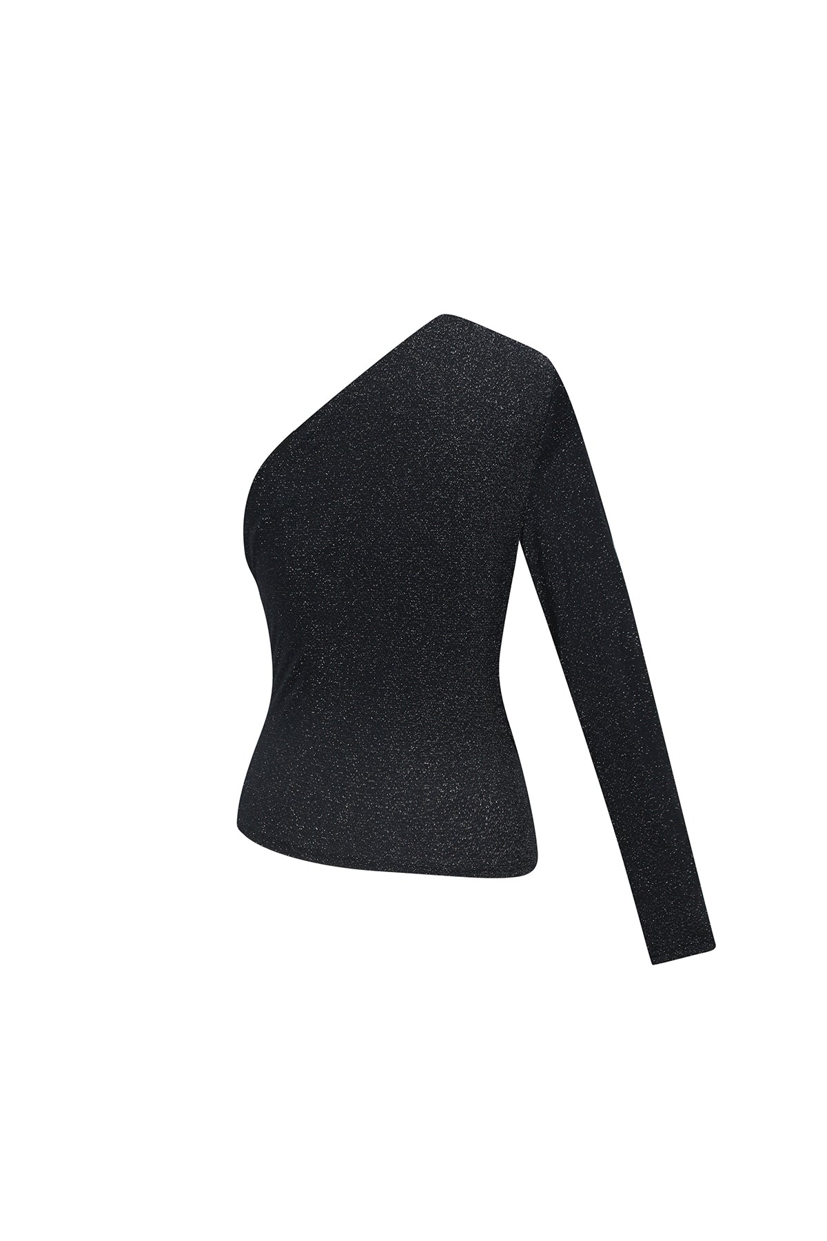Festive Sparkling One Shoulder Top