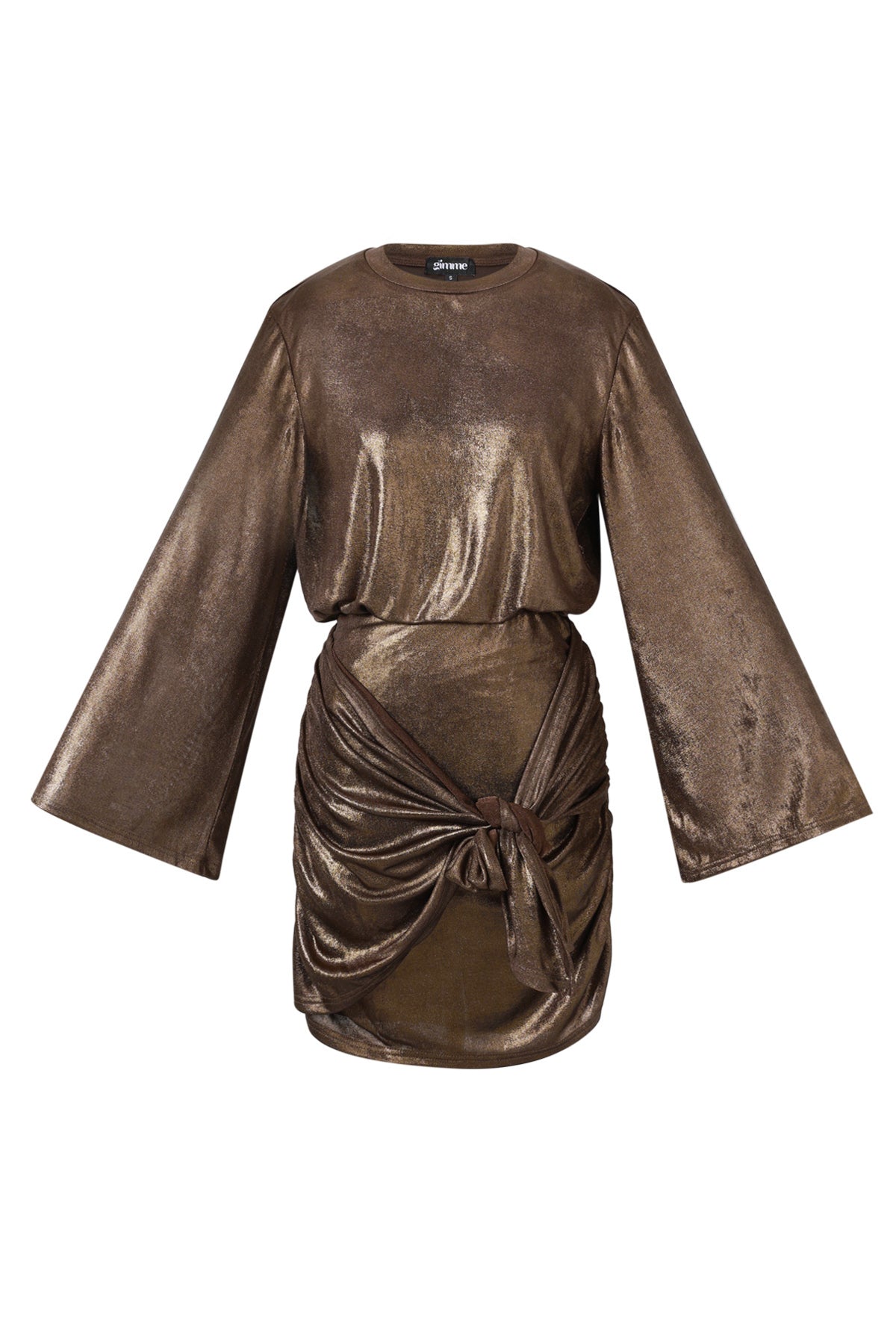 Festive Sparkling Wrap Dress
