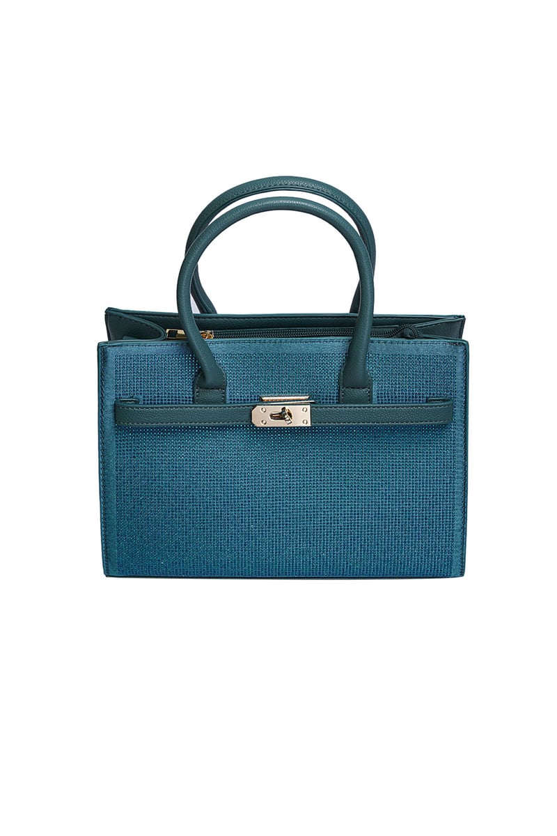 Handbag lock strass