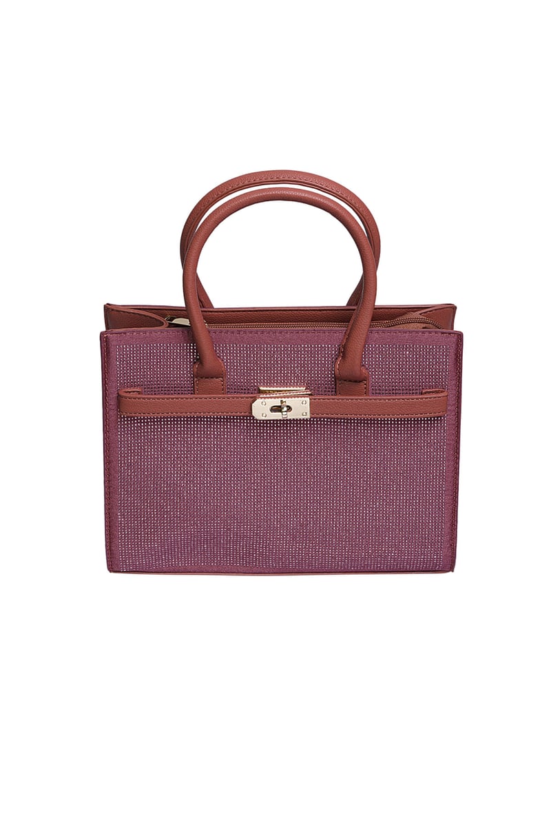 Handbag lock strass