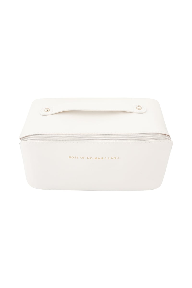 Basic make-up bag made of PU leather - large