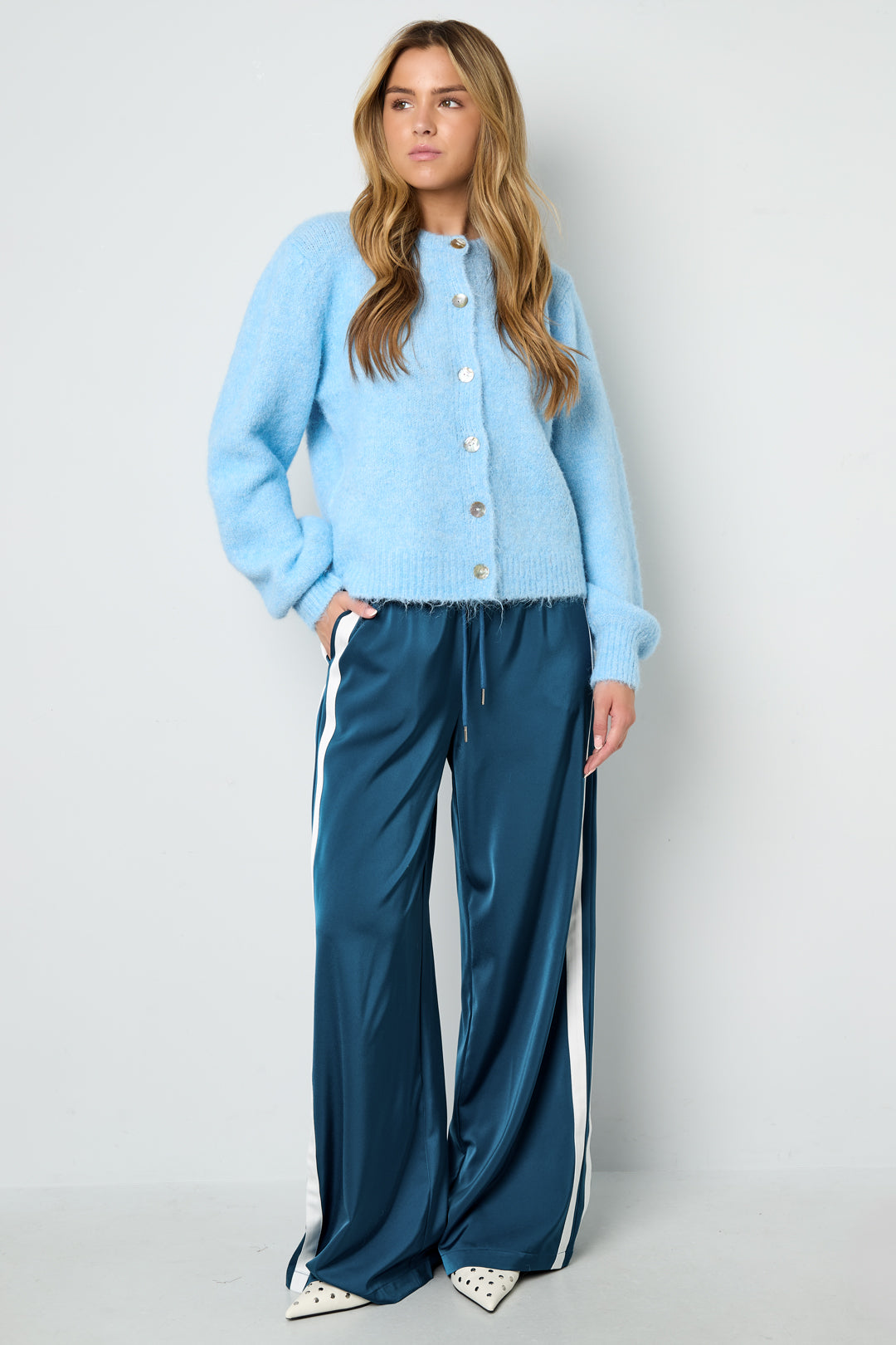 Satin Pants Stripe