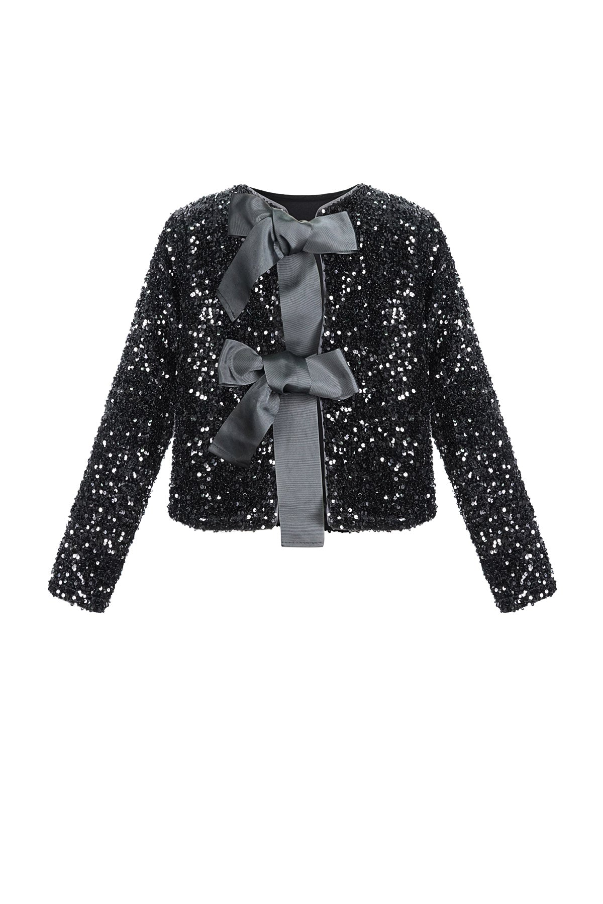 Party top with sequins