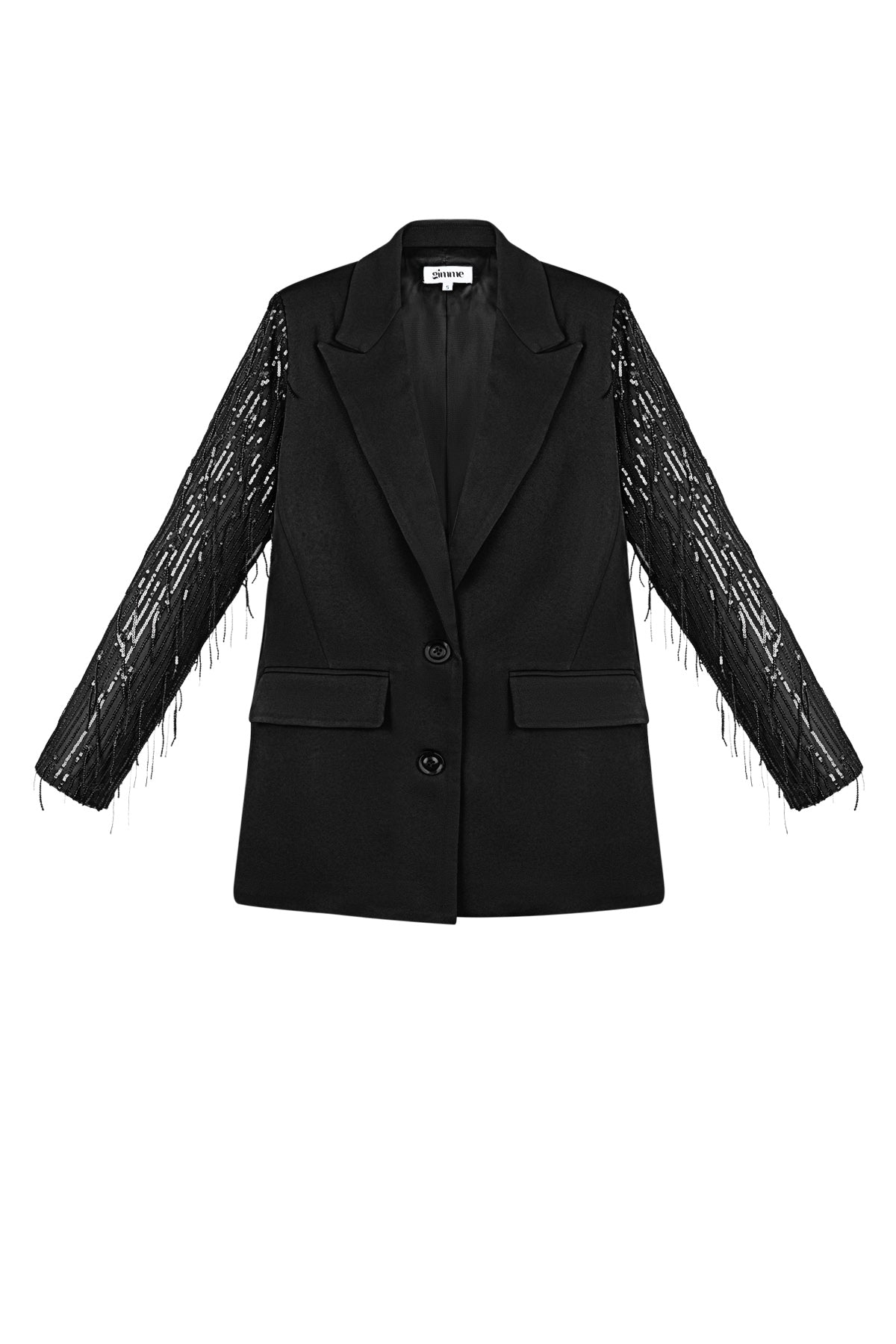 Blazer glitter sleeves