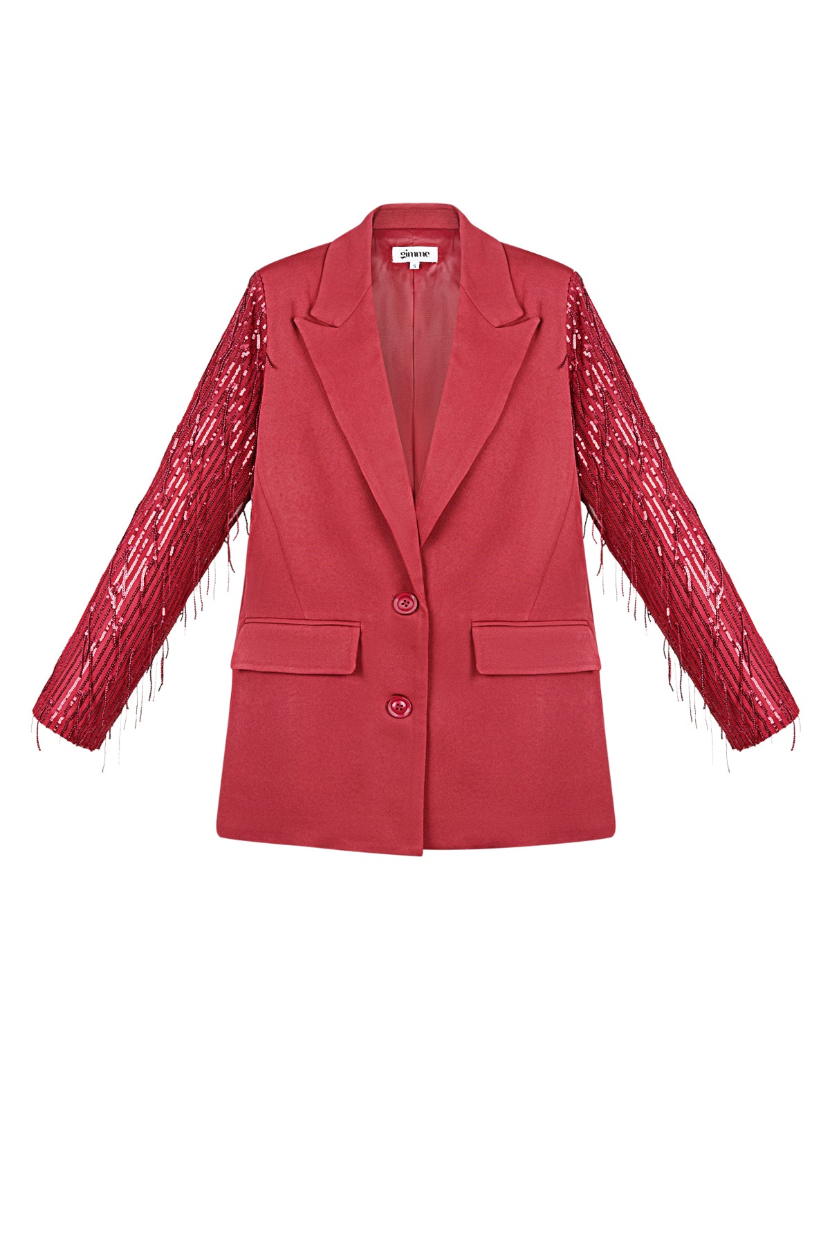 Blazer glitter sleeves