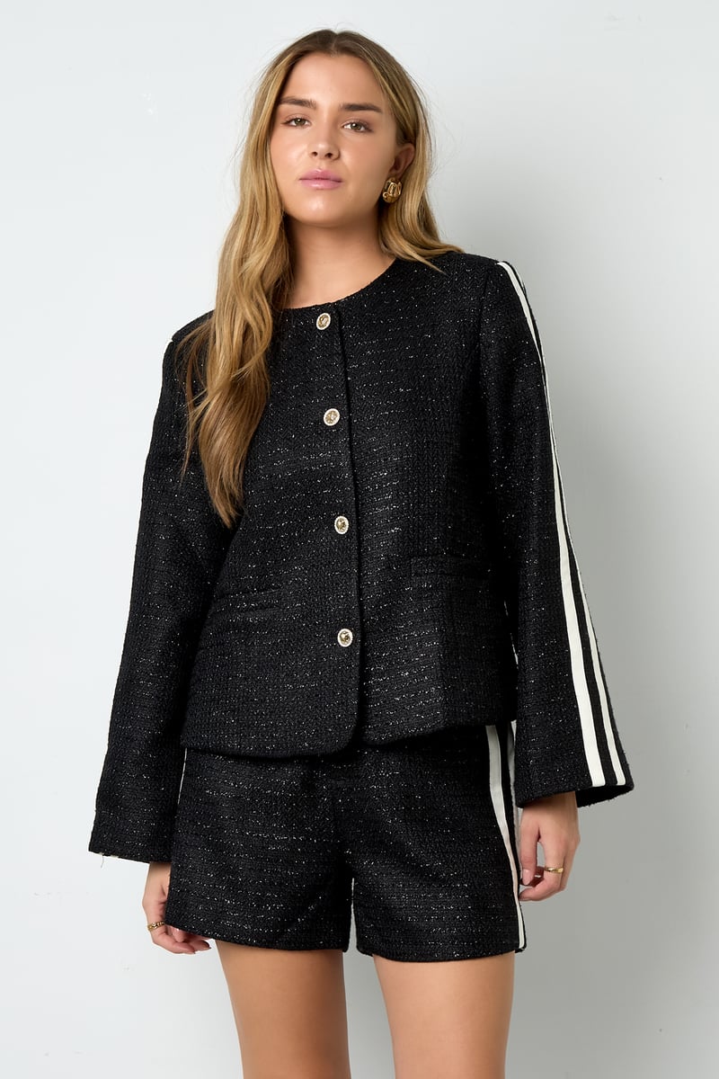 Lurex Tweed short