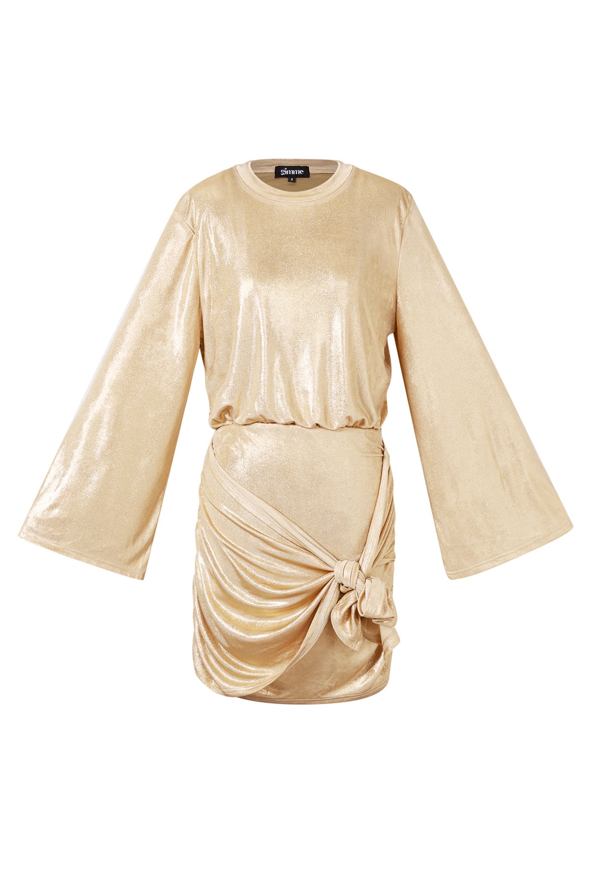 Festive Sparkling Wrap Dress