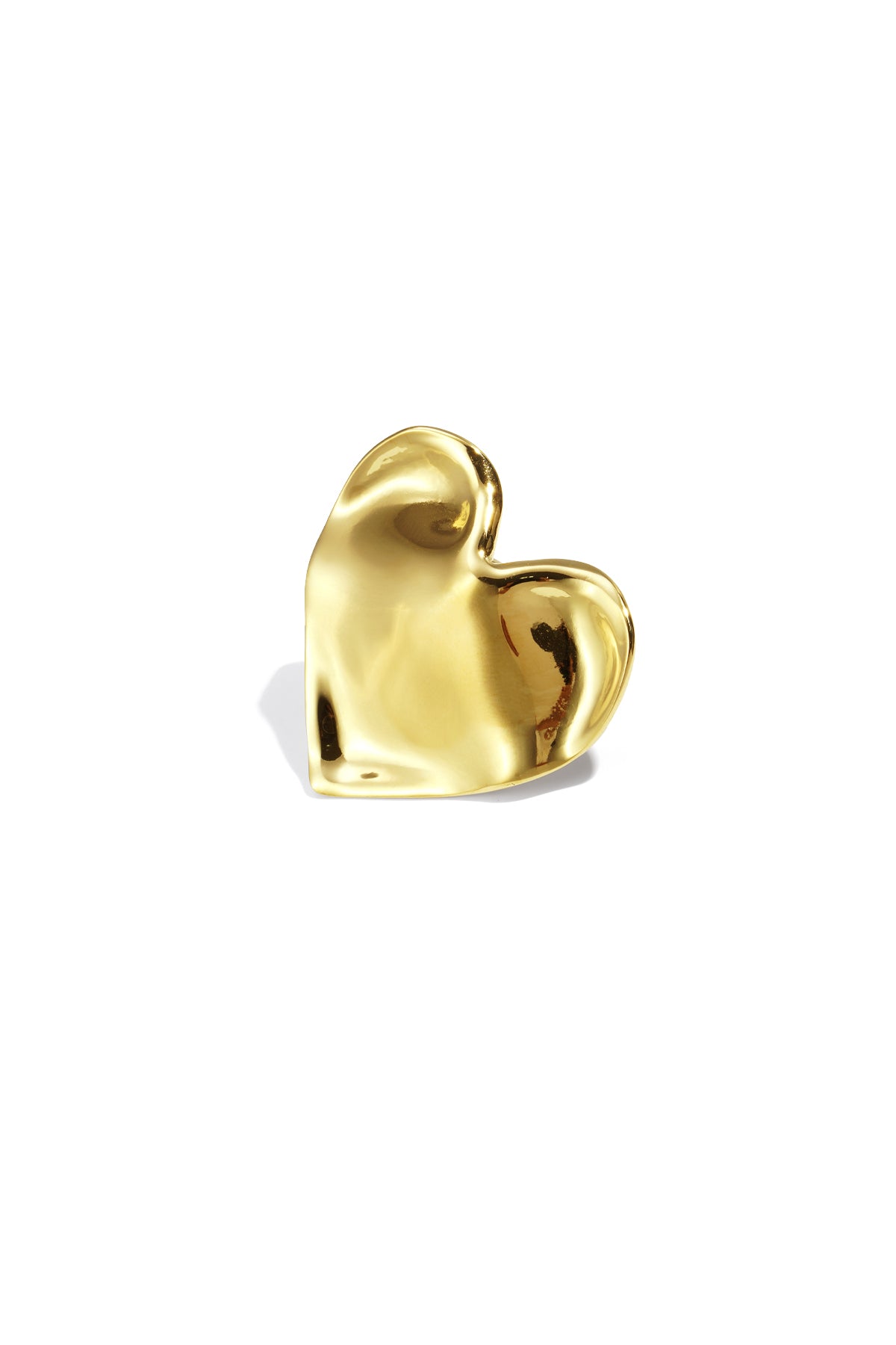 Large heart statement ring