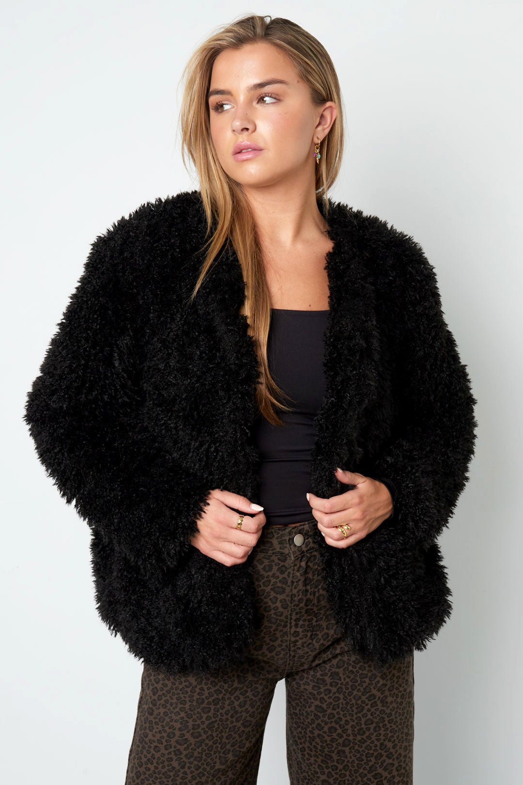Soft fluffy coat