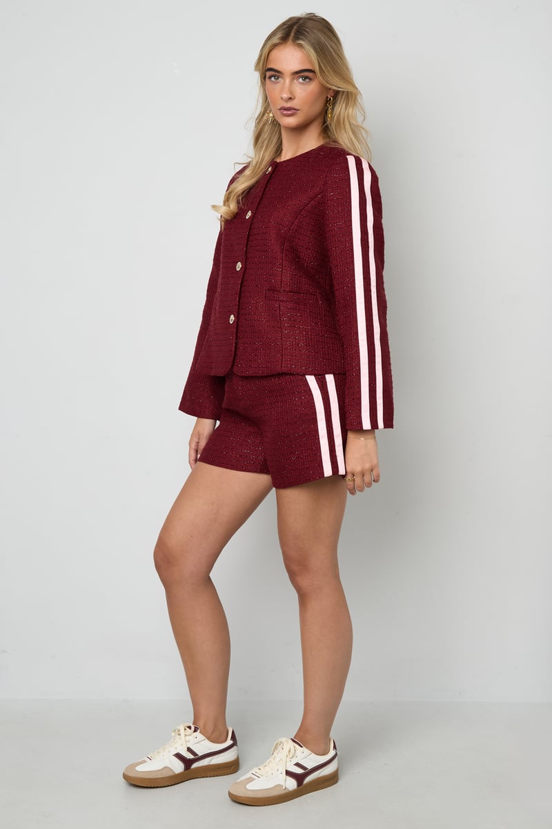 Lurex Tweed short