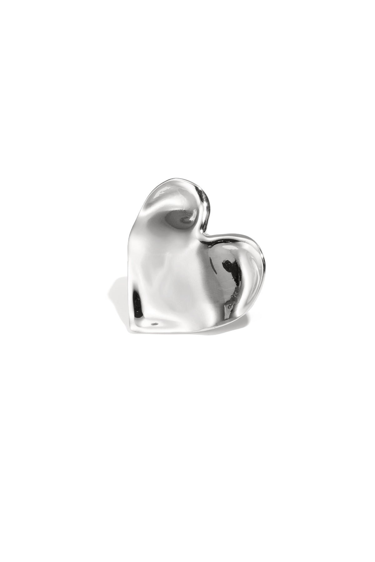 Large heart statement ring