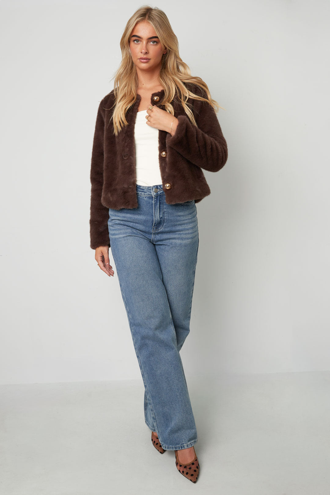 Faux Fur Jacket