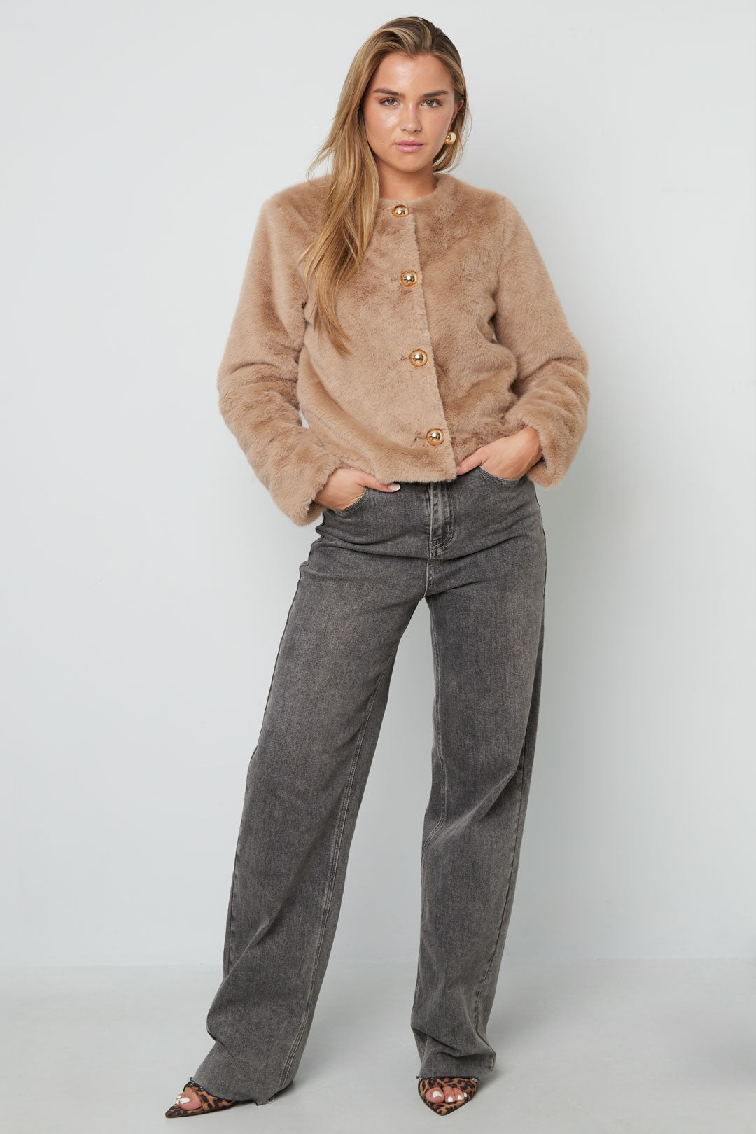 Faux Fur Jacket