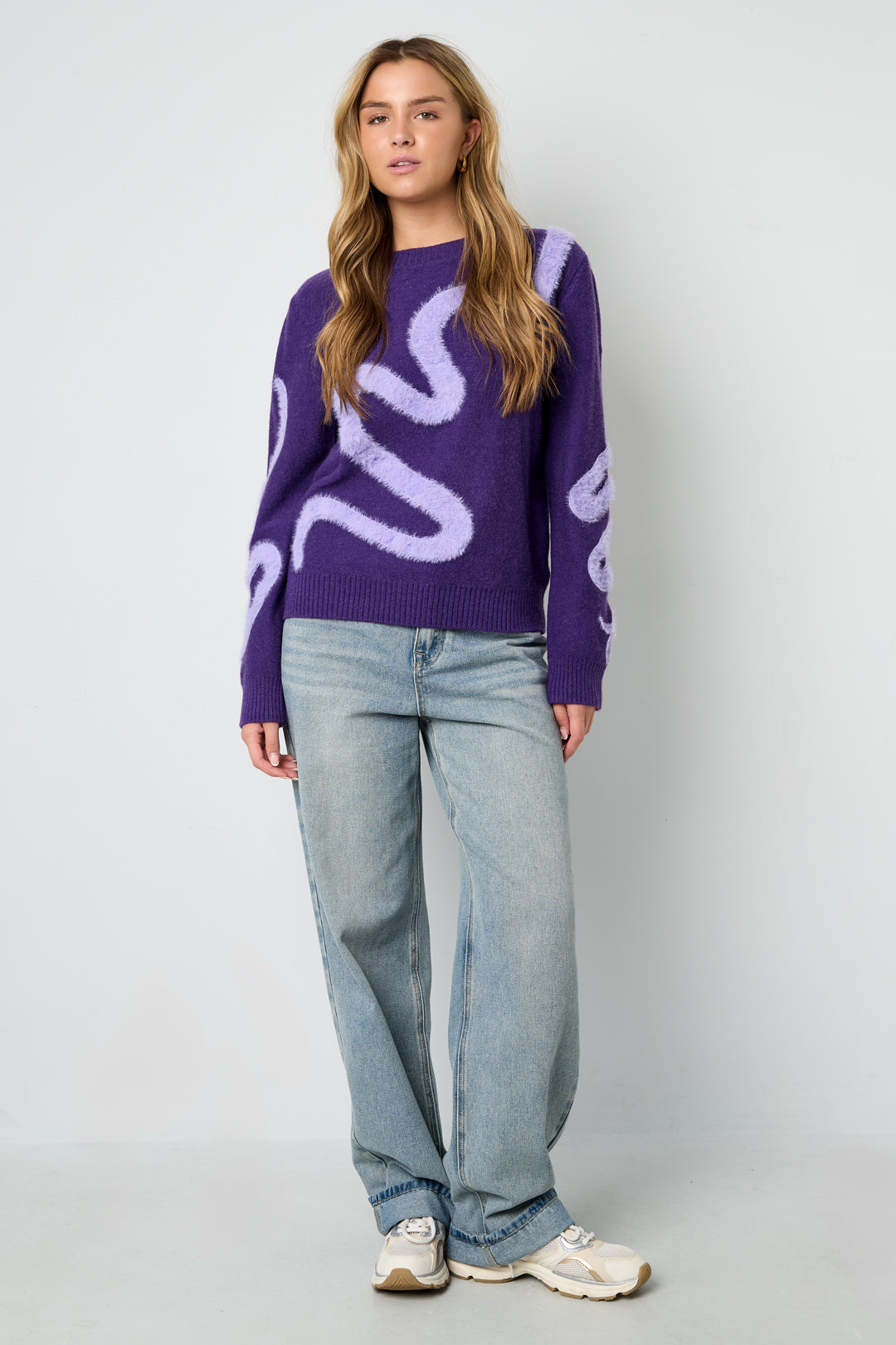 Swirl Soft Knit trui